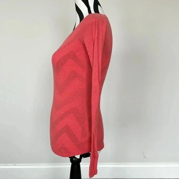 Arizona Jeans Waffle Long Sleeve Top Sz XS - Picture 3 of 5
